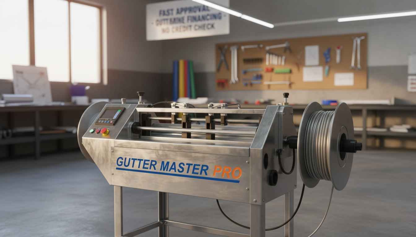 gutter machine financing no credit check